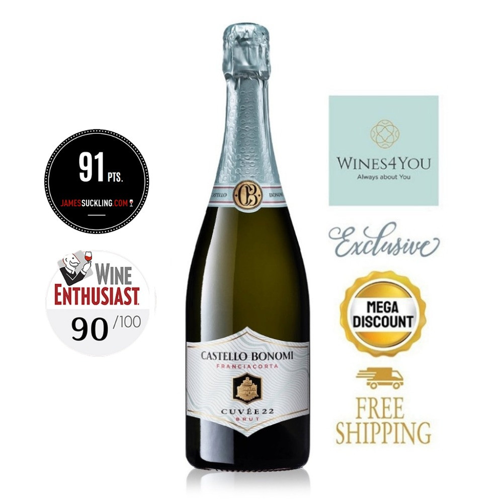 Franciacorta Cuvee 22 Brut BIO Italy Sparkling Wine